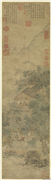 元赵孟頫万柳堂图　轴,绘画,山水,树木,建筑,人物,花草,走兽,翎毛,器用