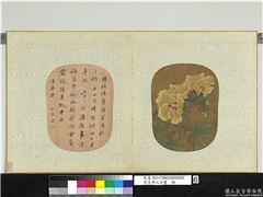 宋元明人合璧　册　无款秋葵,绘画,花草