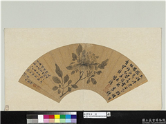披薰集古　册　明陈淳画牡丹,绘画,花草