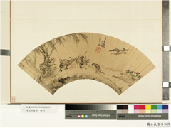 花卉画册　册　明王偕芙蓉,绘画,翎毛,花草,山水,树木