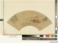花卉画册　册　明朱竺花卉鹌鹑,绘画,翎毛,花草