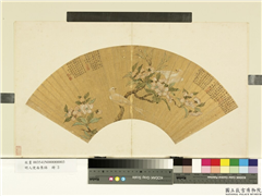 明人便面集锦　册　明无款梨花白燕,绘画,花草,翎毛,山水