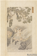 明吴彬画楞严廿五圆通佛像　册　跋陀罗,绘画,佛道人物,经史-故事,山水