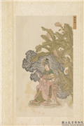 明吴彬画楞严廿五圆通佛像　册　弥勒佛,绘画,佛道人物,经史-故事,山水,树木,器用