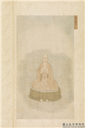明吴彬画楞严廿五圆通佛像　册　月光童子,绘画,佛道人物,经史-故事,器用