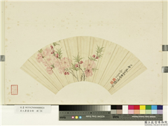 名人书画合册　册　清恽寿平千叶桃花,绘画,花草