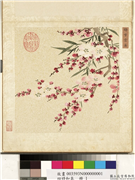 四时和气　册　绦雪霏英,绘画,花草,树木
