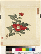 四时和气　册　玛瑙盛盘,绘画,花草
