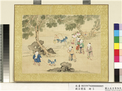欢洽寰区　册　花灯会,绘画,人物,器用,山水,树木,花草,建筑