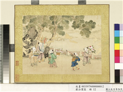 欢洽寰区　册　清供图,绘画,人物,器用,山水,树木,花草,建筑