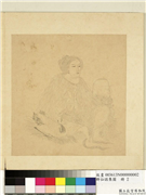 群仙讌集图　册　仙女与鹤,绘画,佛道人物,翎毛,器用,花草