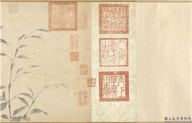 宋徽宗池塘秋晚图　卷,绘画,山水,花草,翎毛,水中动植物