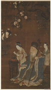 宋人画果老仙踪　轴,绘画,佛道人物,树木,花草,祥瑞,果蔬,翎毛,器用