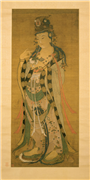 宋人观音大士　轴,绘画,佛道人物