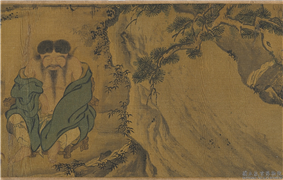 元人画锺离仙迹　卷,绘画,经史-故事,佛道人物,器用,山水,建筑,树木
