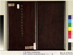 清郑大进佛说无量寿庄严经（三）　册,书法,