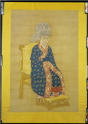 宋英宗后坐像　轴,绘画,人物,器用