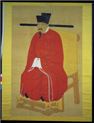 宋神宗坐像　轴,绘画,人物,器用