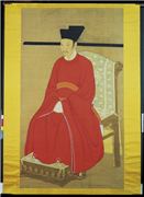 宋钦宗坐像　轴,绘画,人物,器用