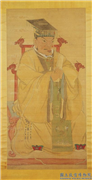 明太祖坐像（一）　轴,绘画,人物,器用