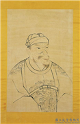明太祖半身像（四）　轴,绘画,人物,器用