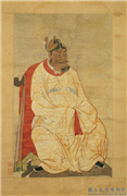 明太祖坐像（四）　轴,绘画,人物,器用