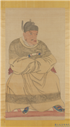 明太祖坐像（三）　轴,绘画,人物,器用