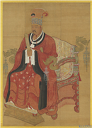 宋宣祖坐像　轴,绘画,人物,器用