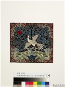 五品文官白鹇补子,缂绣,翎毛,山水
