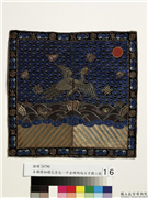 五品文官白鹇补子,缂绣,翎毛,山水,其他