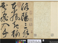 明邢侗草书古诗　卷,书法,