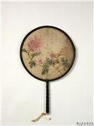 清人画菊　成扇,绘画,花草