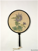 清人菊花　成扇,绘画,花草