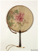清人花卉　成扇,绘画,花草