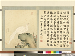 清程琳瑞表金英　册　白雉,绘画,翎毛,山水,花草