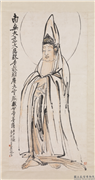 民国王震观音　轴,绘画,佛道人物