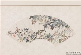民国陈衡恪花卉扇面　册页,绘画,花草