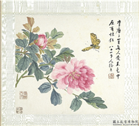 清张熊花卉草虫册　册　（一）,绘画,花草,草虫