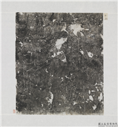 东汉山东金乡朱鲔祠堂石刻画像拓片（六）,墨拓,绘画,人物,器用