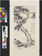 民国陈云彰松　轴,绘画,树木,花草