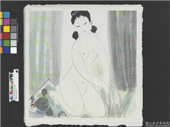 民国林风眠裸女　单片,绘画,人物