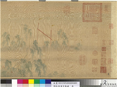 明仇英汉宫春晓　卷,绘画,山水,器用,建筑,人物,树木,草虫,翎毛,走兽