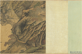 明项圣谟後招隐图　卷,绘画,山水,建筑,人物,器用,翎毛,走兽,船,树木,花草