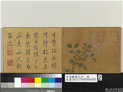 宋马麟画花卉　册　上苑韶光,绘画,花草,草虫