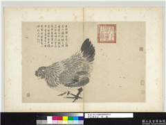 明沈周写生　册　鸡,绘画,翎毛
