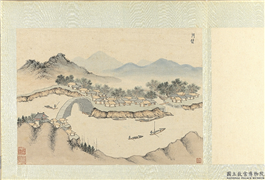 明钱谷纪行图　册　丹徒,绘画,山水,人物,建筑,船,树木