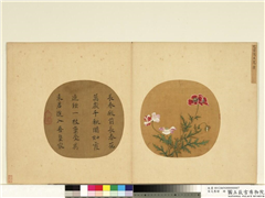 宋元集绘　册　宋艾宣写生罂粟,绘画,花草