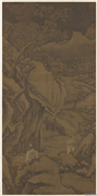 ,绘画,山水,人物,树木,建筑,花草