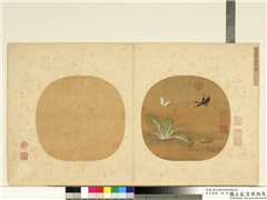 宋元集绘　册　宋许迪野蔬草虫,绘画,果蔬,草虫