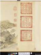 清董邦达西湖十景  卷,绘画,树木,建筑,山水,花草